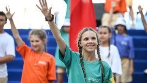 Участница финала Всероссийского конкурса "Большая перемена" в Артеке