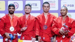 Российские самбисты на чемпионате