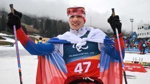 Российский лыжник Иван Голубков 