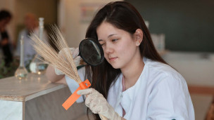 Ученица на занятиях 