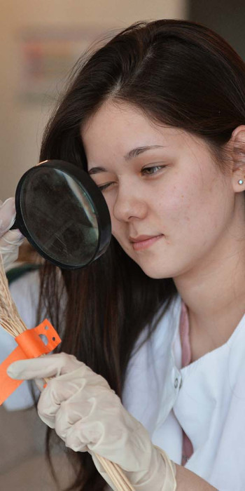 Ученица на занятиях 