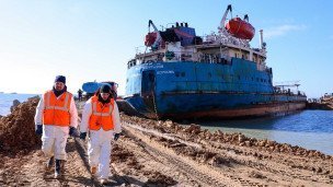 Вид на танкер "Волгонефть-239"