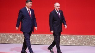 Председатель КНР Си Цзиньпин и президент России Владимир Путин