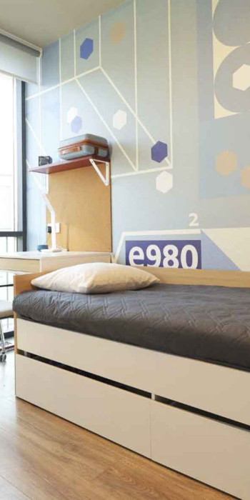 комната в новом общежитии