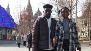 Туристы во время прогулки