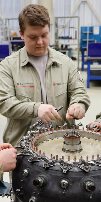 Производство газотурбинных двигателей для авиации