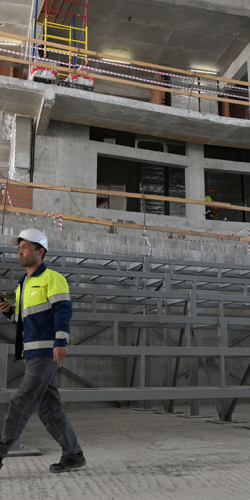 Строящаяся часть кампуса 