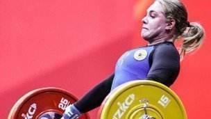 Штангистка Варвара Кузьминова