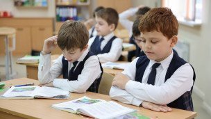  Ученики во время урока 