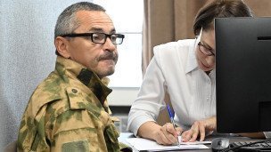 Участник САО на приеме в фонде "Защитники Отечества"
