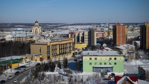 Вид на жилые дома 