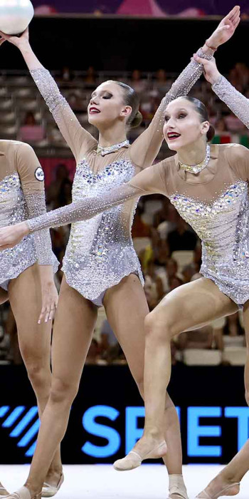 Сборная России на чемпионате мира по художественной гимнастике