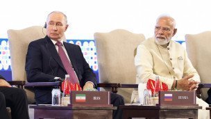 Владимир Путин и премьер-министр Индии Нарендра Моди