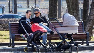 Горожане с детьми
