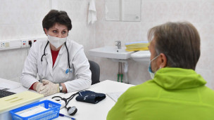 Мужчина на приеме у врача