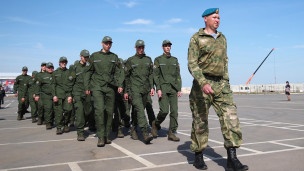 Курсанты центра подготовки молодежи "Воин" 