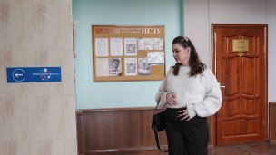 Беременная студентка