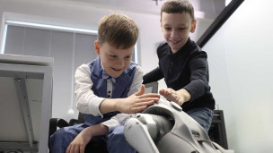 Саша Иванов и Миша Каймаков в инновационно-образовательном комплексе «Техноград»
