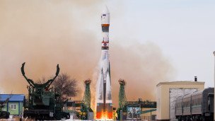  Старт ракеты-носителя "Союз-2.1б"