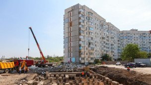 Восстановление частично обрушившегося дома 