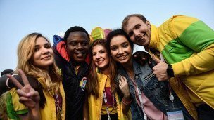 Участники Всемирного фестиваля молодежи и студентов в 2017 году