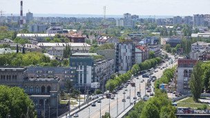 Калининград. Вид на Ленинский проспект