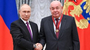 Владимир Путин и Михаил Швыдкой