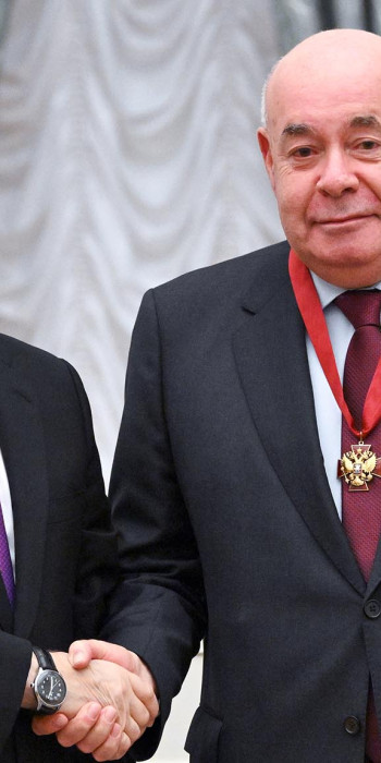 Владимир Путин и Михаил Швыдкой