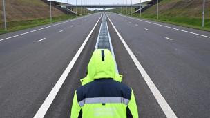 Участок автодороги после реконструкции