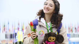 Участница всемирного фестиваля молодежи