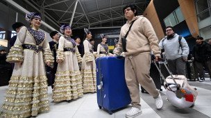 Встреча участников международного мультиспортивного турнира "Игры Будущего"