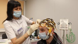 Пациент во время исследования