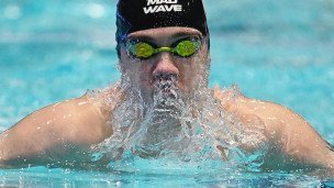 Михаил Щербаков в заплыве на чемпионате