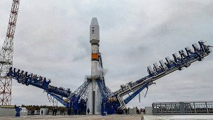 Запуск ракеты-носителя "Союз-2.1б"