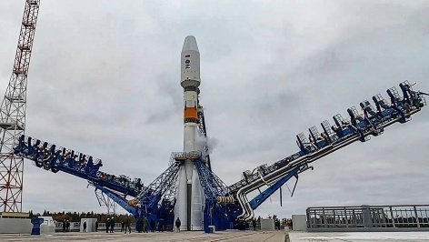Запуск ракеты-носителя "Союз-2.1б"