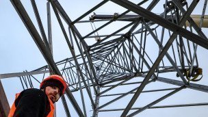 Строительство высоковольтной ЛЭП