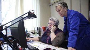 Сотрудницы диспетчерской службы 