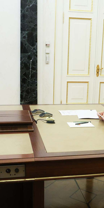  Владимир Путин во время открытия образовательного комплекса 