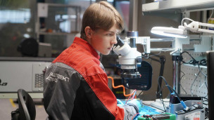 Молодой человек в кластере «Профессионалитета»