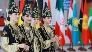Участницы международного экономического форума "Россия — Исламский мир: KazanForum"