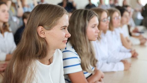 Студенты университета во время занятий 