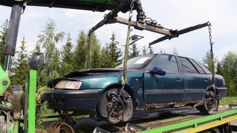 Вывоз брошенного автомобиля для дальнейшей утилизации