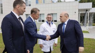 Михаил Мишустин в Хабаровской Детской краевой клинической больнице имени А.К.Пиотровича
