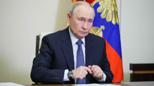 Владимир Путин во время совещания по вопросам повышения информационной безопасности 