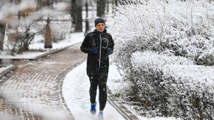 Мужчина на пробежке