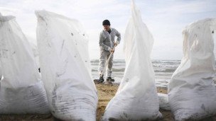 Очистка песка от мазута 