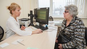 Женщина приеме у врача