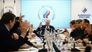 Участники заседания Олимпийского комитета России 