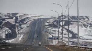 Участок скоростной автомобильной дороги