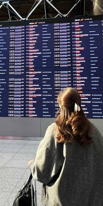 Табло в аэропорту